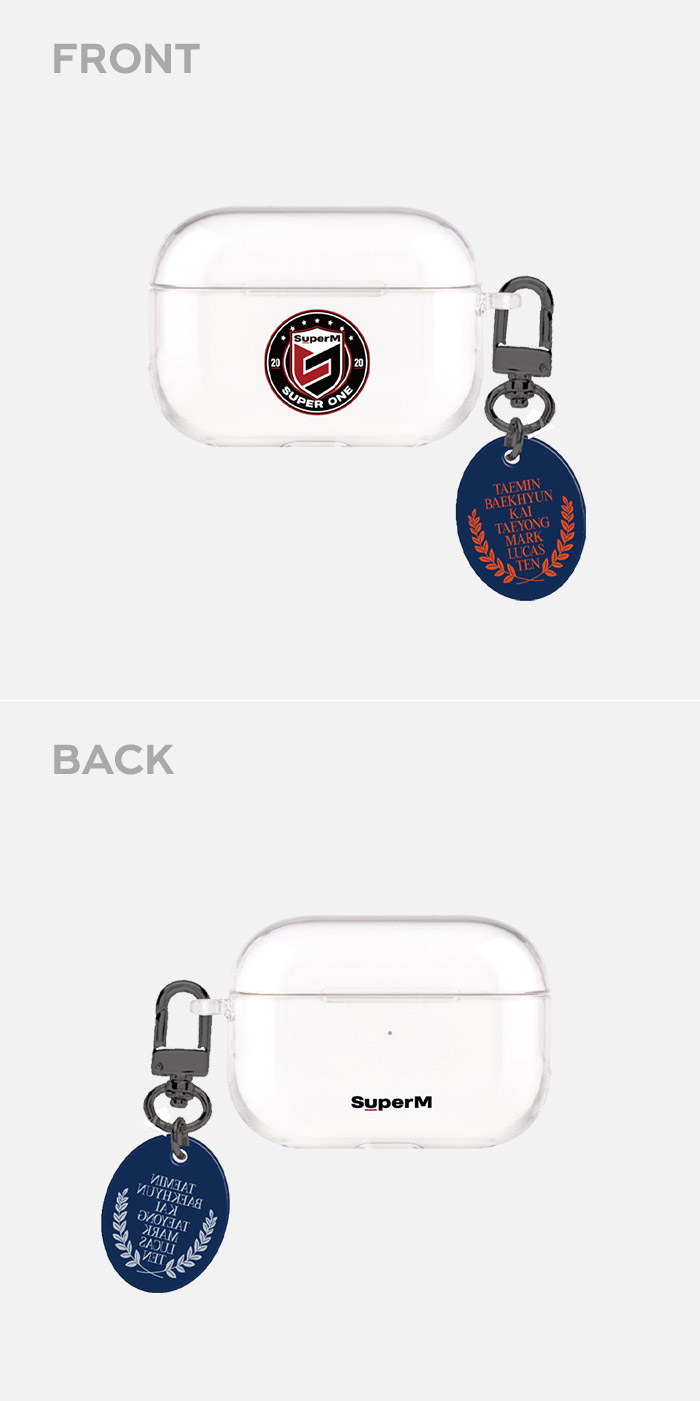 SuperM Super One Goods - AIRPODS PRO CASE + KEYRING